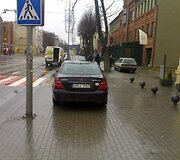 Eidamas nuo &bdquo;Megaplaza&ldquo; prekybos centro iki naktinio klubo &bdquo;Globa&ldquo;l užfiksavau net 3 labai grubius pažeidimus.