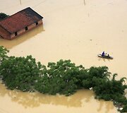 Potvynis pietų Kinijoje
