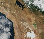 Titikakos ežero pakrantės i&scaron; kosmoso