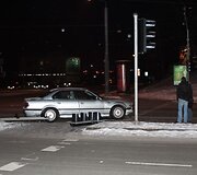 Naktinė BMW avarija