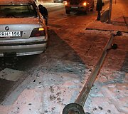 Naktinė BMW avarija