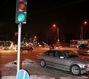 Naktinė BMW avarija
