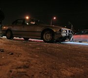 Naktinė BMW avarija