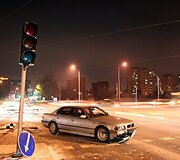 Naktinė BMW avarija