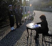 Var&scaron;uvoje Lietuvos delegacija lankėsi Gynybos ministerijoje