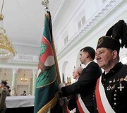 Atsisveikinimas Prezidentūroje su L.Kaczynskiu