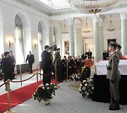 Atsisveikinimas Prezidentūroje su L.Kaczynskiu