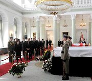 Atsisveikinimas Prezidentūroje su L.Kaczynskiu