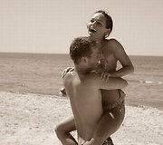 Nerijus ir Agnė, bikini porelė