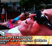 Lietuvos rinktinės vyrai baseine