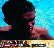 Lietuvos rinktinės vyrai baseine