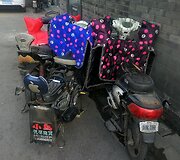 Motoroleriai &ndash; mėgstama pekiniečių transporto priemonė.