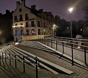 Vilniaus Užupio ir Paupio krantus sujungė naujas pėsčiųjų tiltas