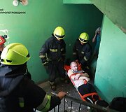 Rusijos atakos prie&scaron; Dniprą pasekmės