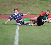 Lietuvos regbininkai įveikė Andorą rezultatu 40:12 (23:0).