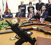 Spaudos konferencija dėl Salvatore Russo sulaikymo