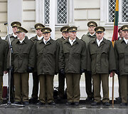 Ceremonija prie Kra&scaron;to apsaugos ministerijos
