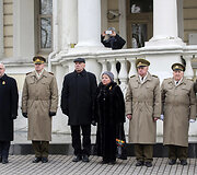 Ceremonija prie Kra&scaron;to apsaugos ministerijos