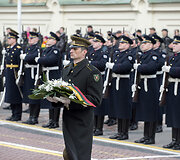 Ceremonija prie Kra&scaron;to apsaugos ministerijos