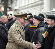 Ceremonija prie Kra&scaron;to apsaugos ministerijos