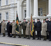 Ceremonija prie Kra&scaron;to apsaugos ministerijos