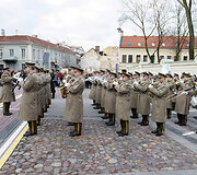 Ceremonija prie Kra&scaron;to apsaugos ministerijos