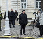 Ceremonija prie Kra&scaron;to apsaugos ministerijos