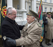 Ceremonija prie Kra&scaron;to apsaugos ministerijos
