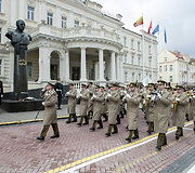 Ceremonija prie Kra&scaron;to apsaugos ministerijos