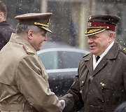 Lietuvoje su oficialiu vizitu lankėsi Latvijos kariuomenės vadas generolas leitenantas Raimondas Graubė.