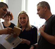 Neringos meras Darius Jasaitis, Rūta &Scaron;epetys ir Žilvinas Naujokas