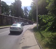 Avarija ties smegduobe Rasų gatvėje