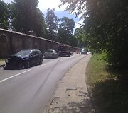 Avarija ties smegduobe Rasų gatvėje