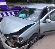 Avarija ties smegduobe Rasų gatvėje