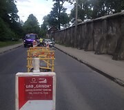 Avarija ties smegduobe Rasų gatvėje