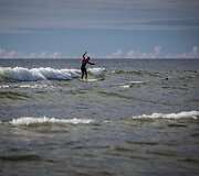 Preiloje vyksta nemokama banglenčių sporto stovykla &bdquo;Surf Camp&ldquo;
