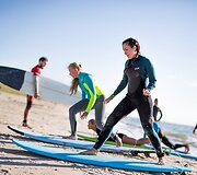 Preiloje vyksta nemokama banglenčių sporto stovykla &bdquo;Surf Camp&ldquo;
