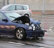 Avarija Drujos ir Rasų gatvių sankryžoje Vilniuje