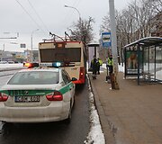 Vilniuje troleibusas sužalojo jaunuolį.