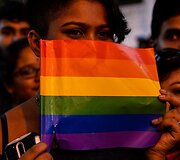 Naujajame Delyje žygiavo kovotojai už homoseksualų teises