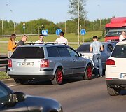Tūkstantmečio gatvėje susidūrė keturi automobiliai