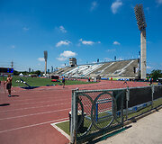 Tel Avivo stadionas, kuriame grumsis ir Lietuvos lengvaatlečiai