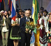 Konkurso-festivalio &bdquo;Saulės žiedas&ldquo; nugalėtojų apdovanojimas