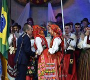 Konkurso-festivalio &bdquo;Saulės žiedas&ldquo; nugalėtojų apdovanojimas