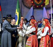 Konkurso-festivalio &bdquo;Saulės žiedas&ldquo; nugalėtojų apdovanojimas