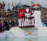 Beproti&scaron;kas &bdquo;Red Bull Jump & Freeze&ldquo; renginys Liepkalnyje