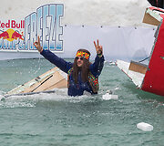 Beproti&scaron;kas &bdquo;Red Bull Jump & Freeze&ldquo; renginys Liepkalnyje