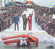 Beproti&scaron;kas &bdquo;Red Bull Jump & Freeze&ldquo; renginys Liepkalnyje