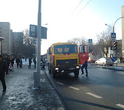 Sugedęs autobusas sustabdė troleibusus