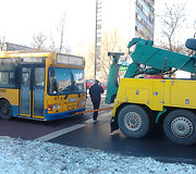 Sugedęs autobusas sustabdė troleibusus